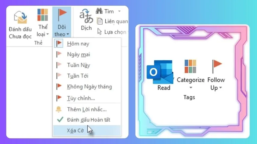 Nhắc nhỡ bỡi Outlook