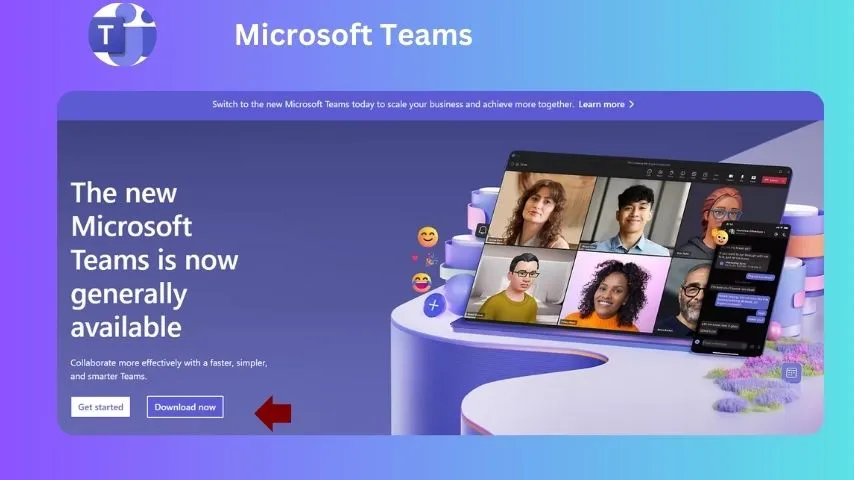 Giao diện Login Microsoft Teams