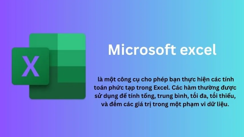 Hàm trong Excel hỗ trợ rất nhiều cho công việc